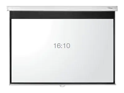 Optoma DE-1109EGA - Leinwand - Deckenmontage möglich, geeignet für Wandmontage - motorisiert - 277 cm (109") - 16:10 - Glass-fibre Matte White
