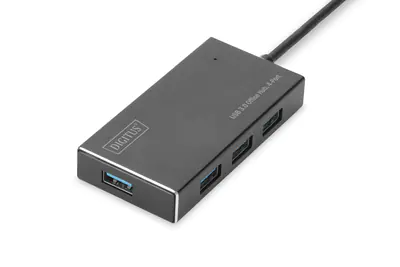 DIGITUS USB 3.0 Office Hub DA-70240-1 - Hub - 4 x SuperSpeed USB 3.0 - Desktop DIGITUS USB 3.0 Office Hub DA-70240-1 - Hub - 4 x SuperSpeed USB 3.0 - Desktop