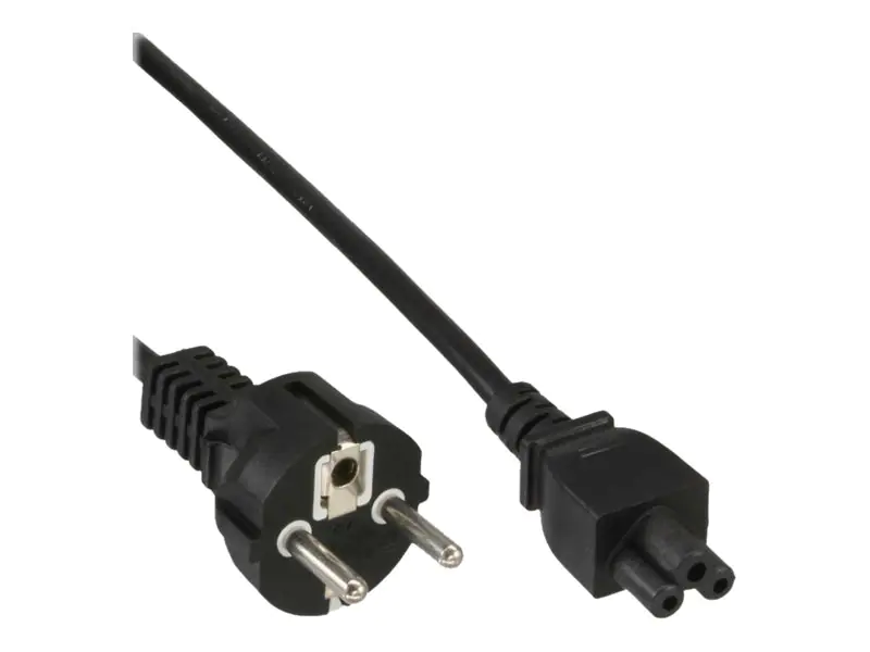 InLine - Stromkabel - power CEE 7/7 (M) zu IEC 60320 C5 - 1 m - Schwarz InLine - Stromkabel - power CEE 7/7 (M) zu IEC 60320 C5 - 1 m - Schwarz