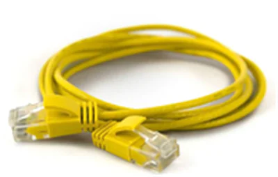 WANTEC 7283, 0,26 m, Cat6a, U/UTP (UTP), RJ-45, RJ-45, Gelb