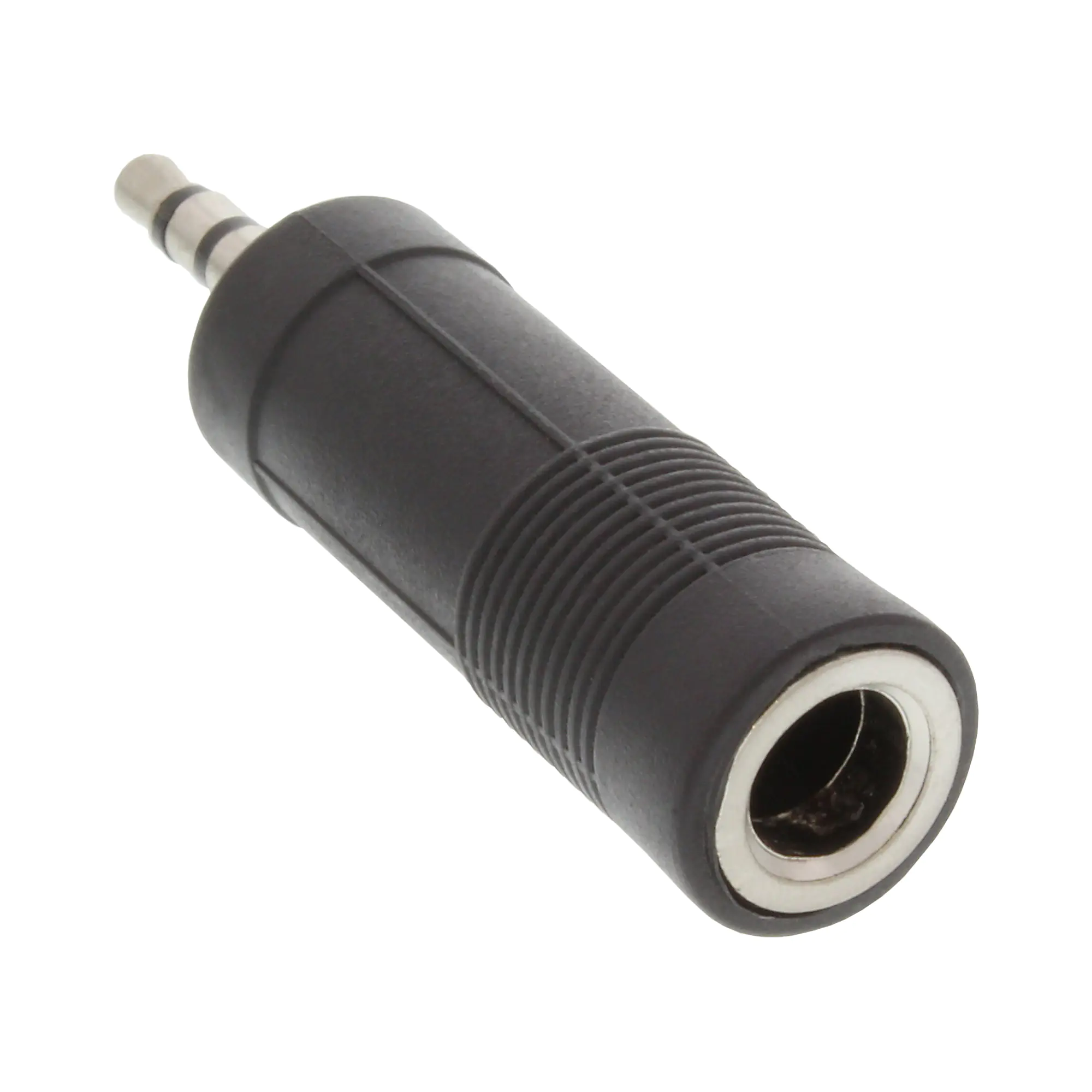 InLine Audio Adapter - 3,5mm Klinke Stecker Stereo an 6,3mm Klinke Buchse Stereo 99303
