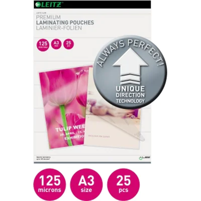 Leitz Laminierfolie UDT 74890000 DINA3 125mic 25 St./Pack. Leitz Laminierfolie UDT 74890000 DINA3 125mic 25 St./Pack.