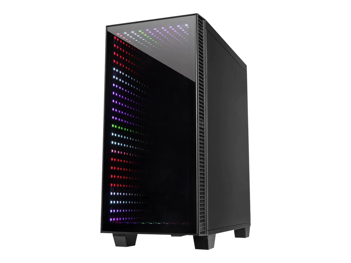 Inter-Tech X-608 Infinity Micro - Tower - micro ATX - Seitenteil mit Fenster (gehärtetes Glas) 88881315