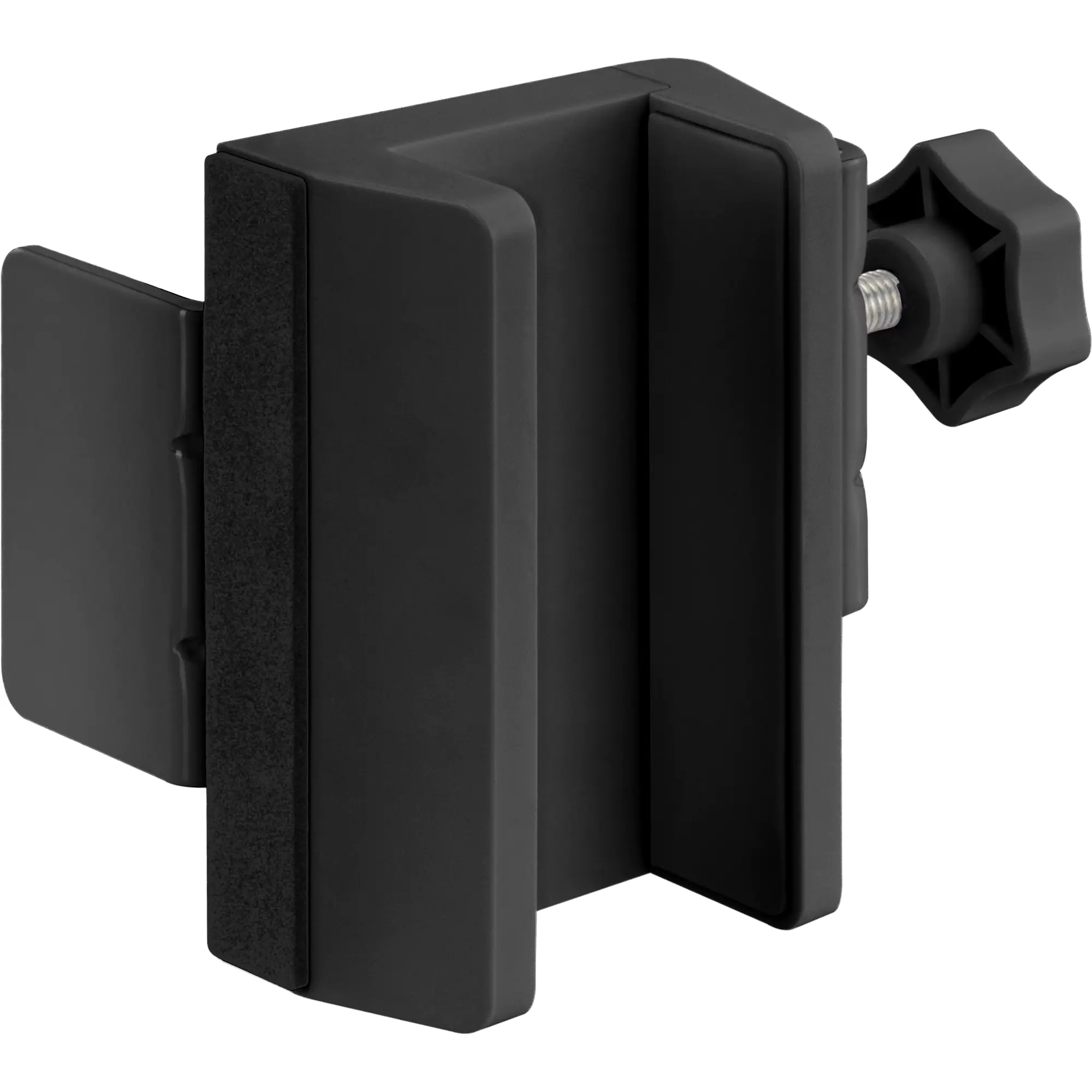 InLine Tischbein-Klemme für Steckdosenleiste - Schraubklemme - schwarz 23197B