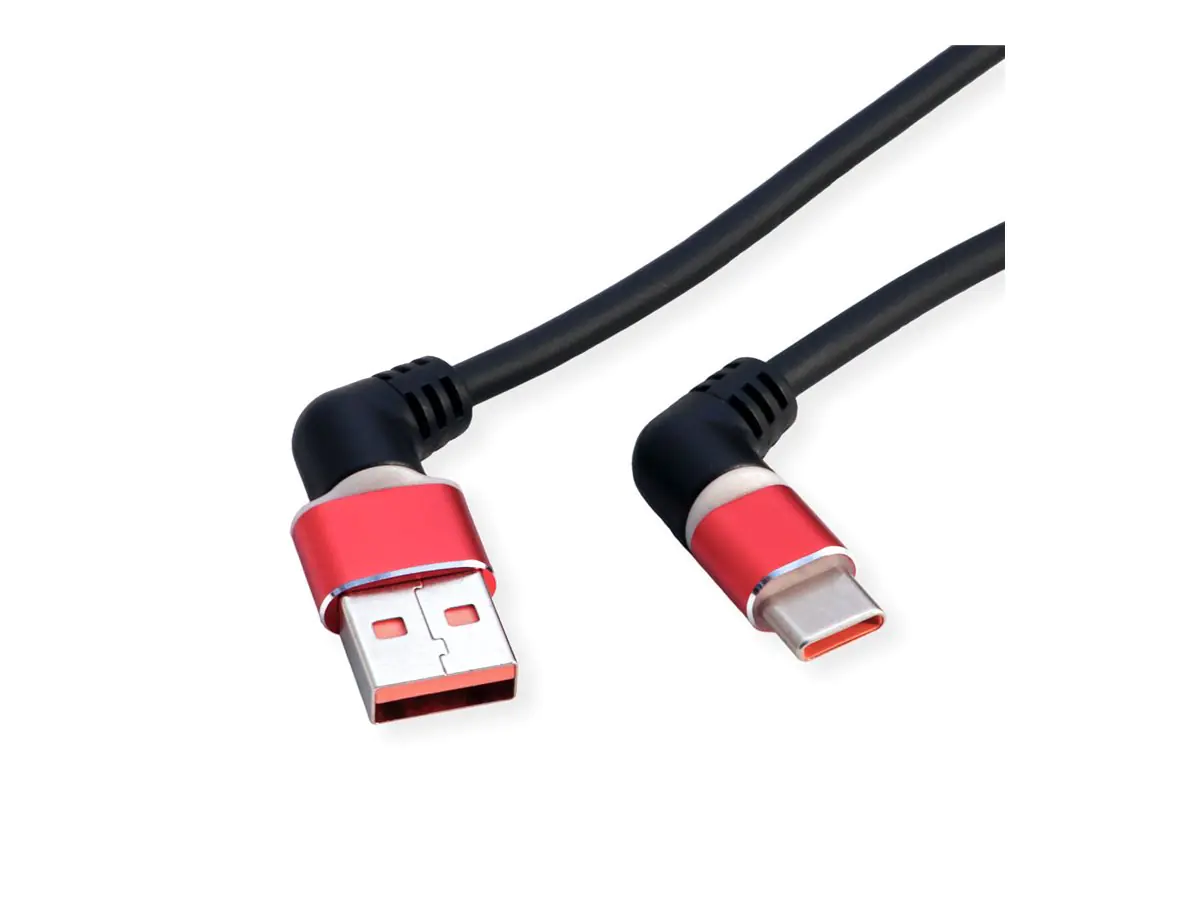 ROLINE USB2.0 Kabel 360°-drehb. A-C ST/ST 1m - Kabel - Digital/Daten