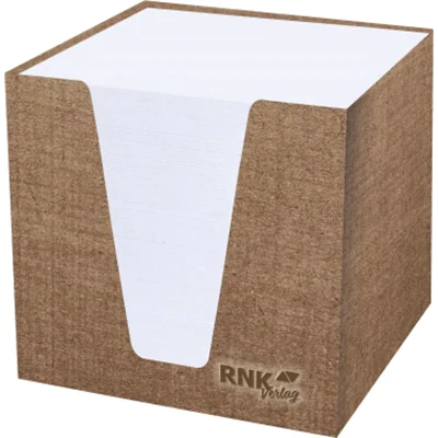 RNK Verlag Zettelbox Eco 9,2 x 9,2 x 9,2 cm (B x H x T) 9 x 9 cm (B x H) 900 Bl. gefüllt Karton braun RNK Verlag Zettelbox Eco 9,2 x 9,2 x 9,2 cm (B x H x T) 9 x 9 cm (B x H) 900 Bl. gefüllt Karton braun