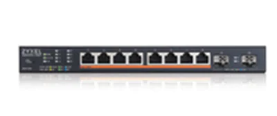 Zyxel XMG1915 Series XMG1915-10EP - Switch - verwaltet, NebulaFLEX Cloud - L3 Lite - Smart - 8 x 100/1000/2.5G (PoE++) + 2 x Gigabit SFP / 10 Gigabit SFP+ - an Rack montierbar - PoE++ (130 W) Zyxel XMG1915 Series XMG1915-10EP - Switch - verwaltet, NebulaFLEX Cloud - L3 Lite - Smart - 8 x 100/1000/2.5G (PoE++) + 2 x Gigabit SFP / 10 Gigabit SFP+ - an Rack montierbar - PoE++ (130 W)