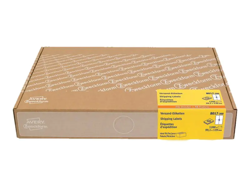 Avery Zweckform Versandetiketten 8017-300 99,1x139mm ws 1200 St/Pack