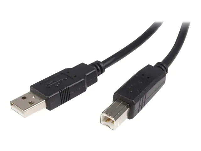 StarTech 50cm USB 2.0 A auf B Kabel - USB Druckerkabel - St/St - USB-Kabel - USB (M) zu USB Typ B (M) - USB 2.0 - 50 cm - Schwarz