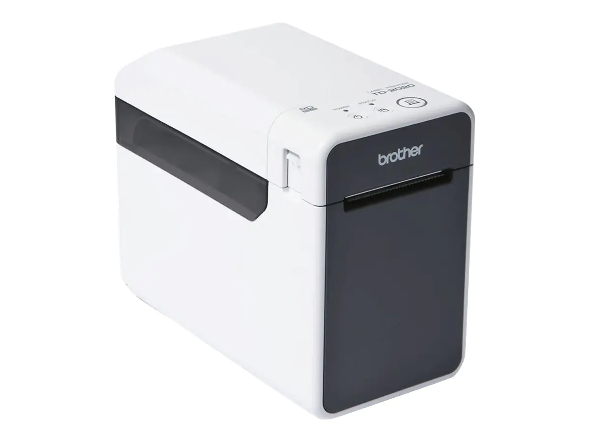 Brother TD-2020A - Etikettendrucker - Thermodirekt - Rolle (6,3 cm) - 203 dpi - bis zu 152.4 mm/Sek. - USB 2.0, seriell