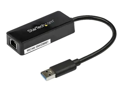 StarTech.com Startech USB 3.0 SuperSpeed auf Gigabit Ethernet Lan Adapter mit USB Port USB31000SPTB