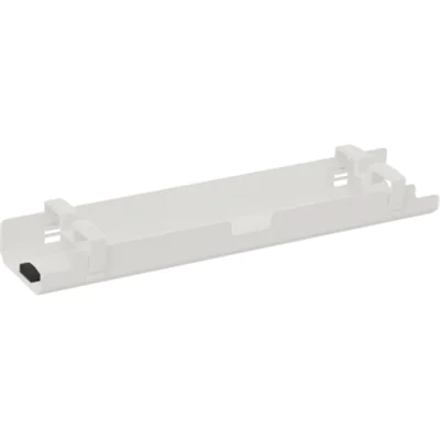 Kabelkanal horizontal beidseitig abklappbar für Tische B1200mm ws Kabelkanal horizontal beidseitig abklappbar für Tische B1200mm ws
