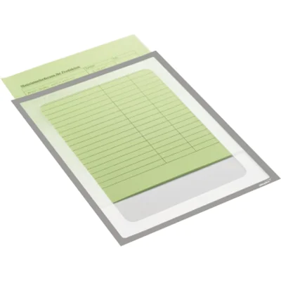 Ultradex Infotasche 879609 225x312mm sk grau Ultradex Infotasche 879609 225x312mm sk grau