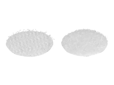 Delock - Klettverschluss - rund - 2 cm Durchmesser - weiß (Packung mit 32)