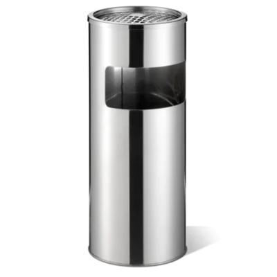 DURABLE Standascher 26 x 62 cm (Ø x H) inkl. 1,5 kg Sand Edelstahl, gebürstet metallic silber DURABLE Standascher 26 x 62 cm (Ø x H) inkl. 1,5 kg Sand Edelstahl, gebürstet metallic silber