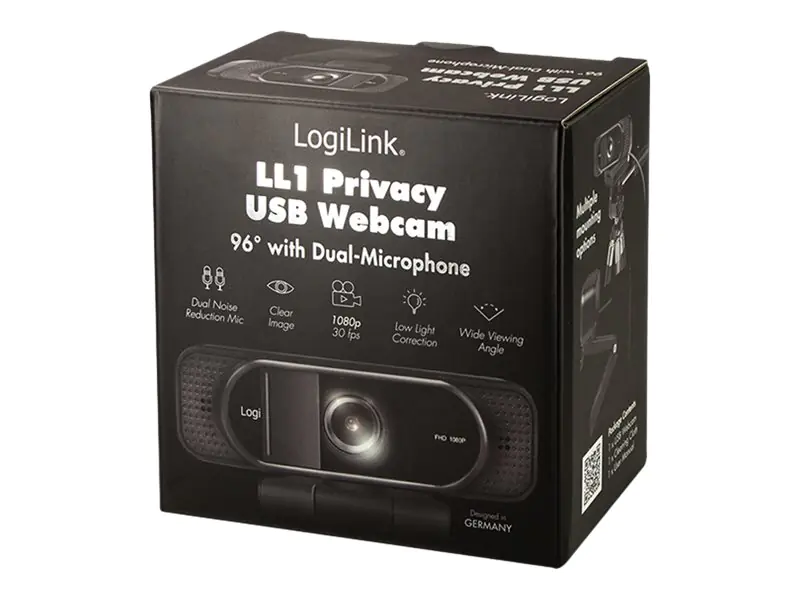 LogiLink LL1 Privacy - Webcam - Farbe - 2 MP UA0381