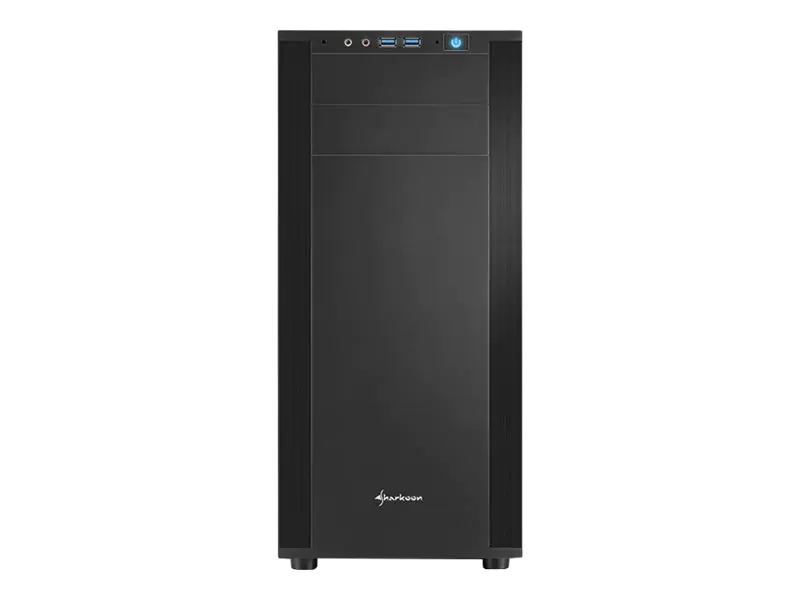 Sharkoon M25-V - Tower - ATX - ohne Netzteil - Schwarz - USB/Audio
