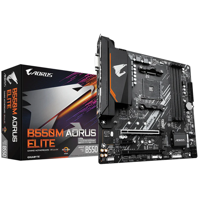 Gigabyte B550M AORUS ELITE Mainboard? AMD Ryzen 5000 CPUs, 5+3 Phasen VRM, bis... - Mainboard - AMD Sockel AM4 (Ryzen)