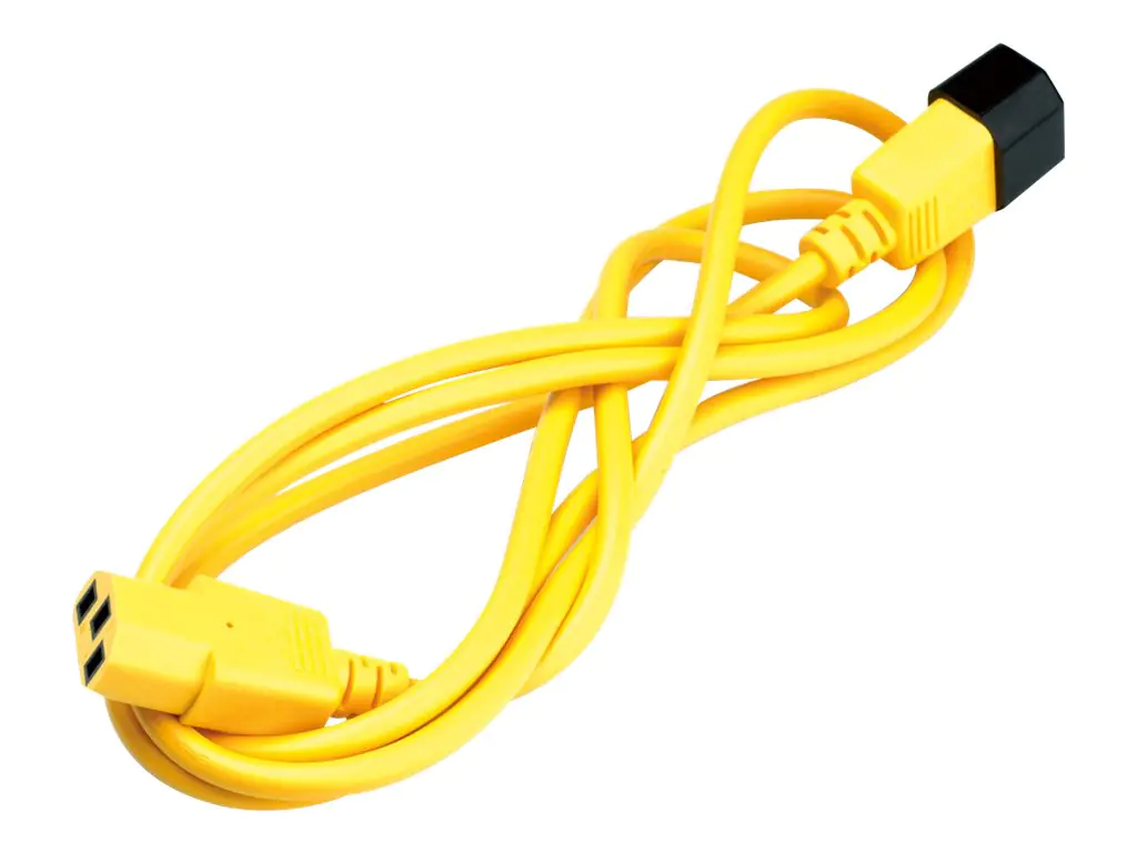 Roline - Stromkabel - IEC 60320 C14 zu power IEC 60320 C13 - 250 V - 10 A - 3 m - Gelb Roline - Stromkabel - IEC 60320 C14 zu power IEC 60320 C13 - 250 V - 10 A - 3 m - Gelb
