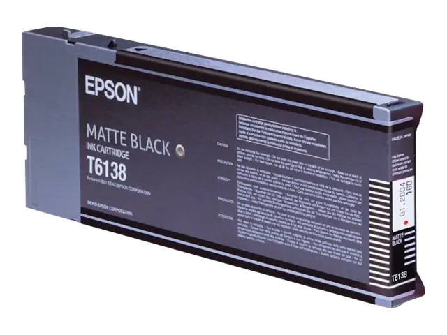 Epson T6138 - 110 ml - mattschwarz - Original - Tintenpatrone - für Stylus Pro 4000 C8, Pro 4000-C8, Pro 4400, Pro 4450, Pro 4800, Pro 4880