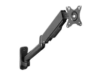 equip - Befestigungskit (Montagearm) - für LCD-Display - Kunststoff, stainless steel, Aluminium - Schwarz - Bildschirmgröße: 43.2-81.3 cm (17"-32") - Wandmontage