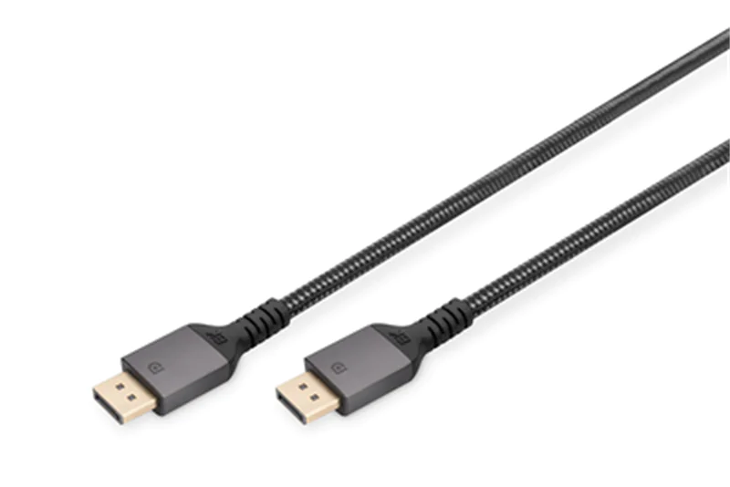 Digitus - DisplayPort-Kabel - Mini DisplayPort (M) zu DisplayPort (M) - DisplayPort 1.4 - 2 m - Support von 4K 120 Hz - Schwarz Digitus - DisplayPort-Kabel - Mini DisplayPort (M) zu DisplayPort (M) - DisplayPort 1.4 - 2 m - Support von 4K 120 Hz - Schwarz