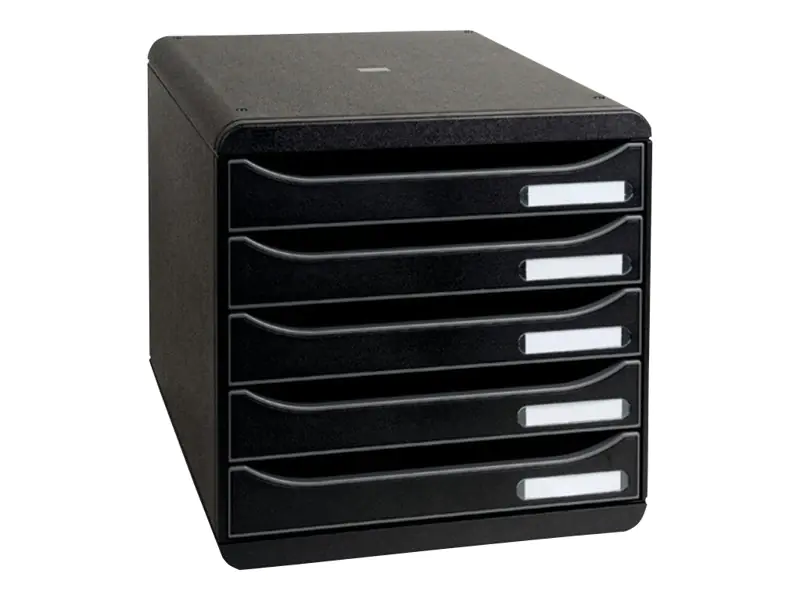 Exacompta Schubladenbox BIG-BOX PLUS 309714D 5Schübe schwarz