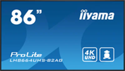 Iiyama 86W LCD 4K UHD IPS - Flachbildschirm (TFT/LCD) Iiyama 86W LCD 4K UHD IPS - Flachbildschirm (TFT/LCD)