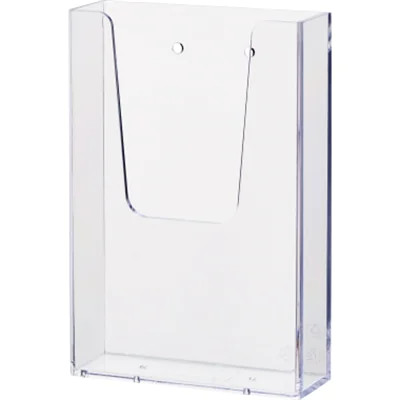helit Wandprospekthalter H2350002 1/3 A4 1Fach PS transparent helit Wandprospekthalter H2350002 1/3 A4 1Fach PS transparent