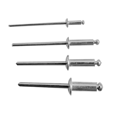 BRÜDER MANNESMANN WERKZEUGE Nieten Materialstärke: 1-9 mm 2,4/3,2/4/4,8mm 600 St./Pack.