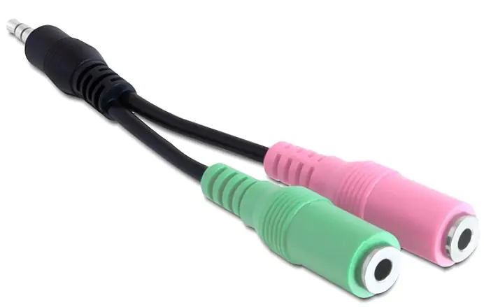 Delock - Audio-Adapter - mini-phone stereo 3.5 mm männlich zu mini-phone stereo 3.5 mm weiblich - 12 cm Delock - Audio-Adapter - mini-phone stereo 3.5 mm männlich zu mini-phone stereo 3.5 mm weiblich - 12 cm