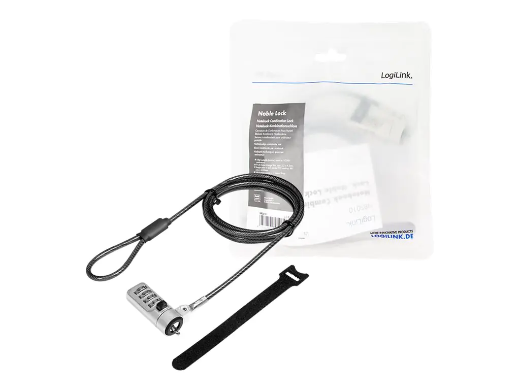 LogiLink Noble Lock - Sicherheitskabelschloss NBS010