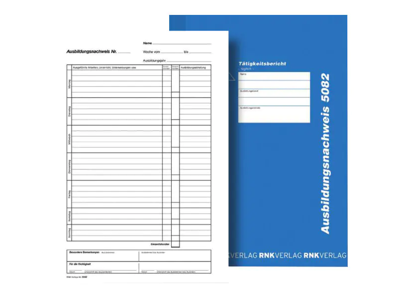 RNK RNKVERLAG - Schulungszertifikat - 1 Woche pro Seite - 28 Blatt - A4 (210 x 297 mm) 5082