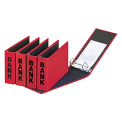 PAGNA Bankordner Basic Colours 40801-03 25x14x5cm Pappe rot