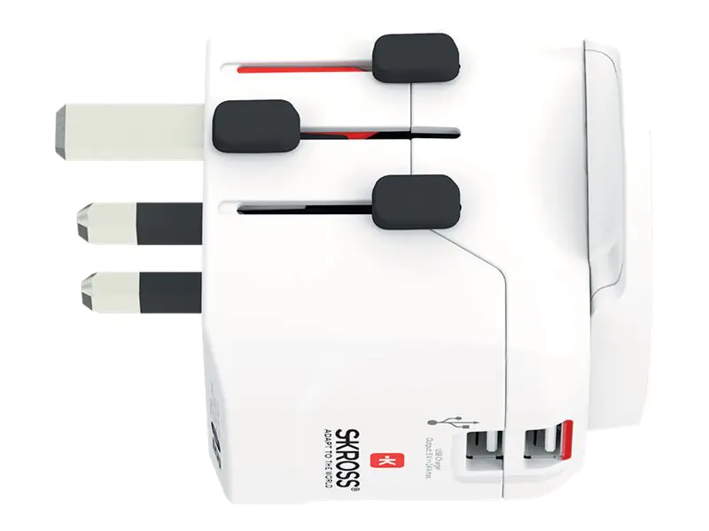 SKROSS PRO Light USB - World - Netzteil - 6.3 A (2 x USB, Typ B, Typ G, Typ I) 1302470