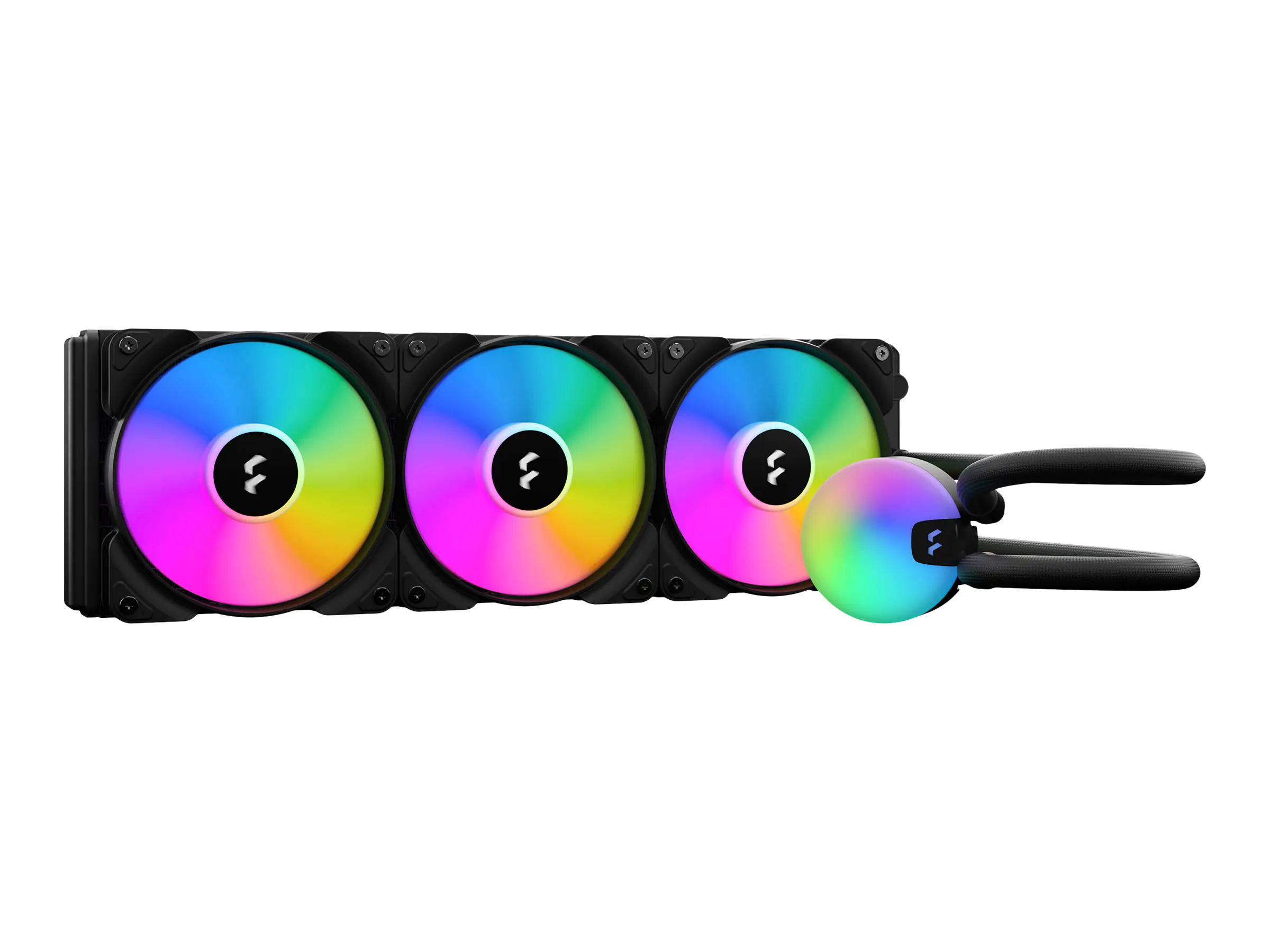 Fractal Design Lumen S36 RGB - Prozessor-Flüssigkeitskühlsystem - (für: LGA1156, AM2, AM2+, LGA1366, AM3, LGA1155, AM3+, LGA2011, FM1, FM2, LGA1150, FM2+, LGA2011-3, LGA1151, AM4, LGA2066, LGA1200, LGA1700, AM5) FD-W-L1-S3612