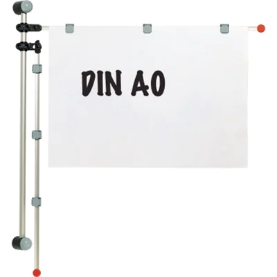 MAUL Planhalter Wand 6253084 2 Aluschwenkarme je 3 Magnetclips MAUL Planhalter Wand 6253084 2 Aluschwenkarme je 3 Magnetclips
