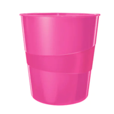 Leitz Papierkorb WOW 52781023 15l PS pink
