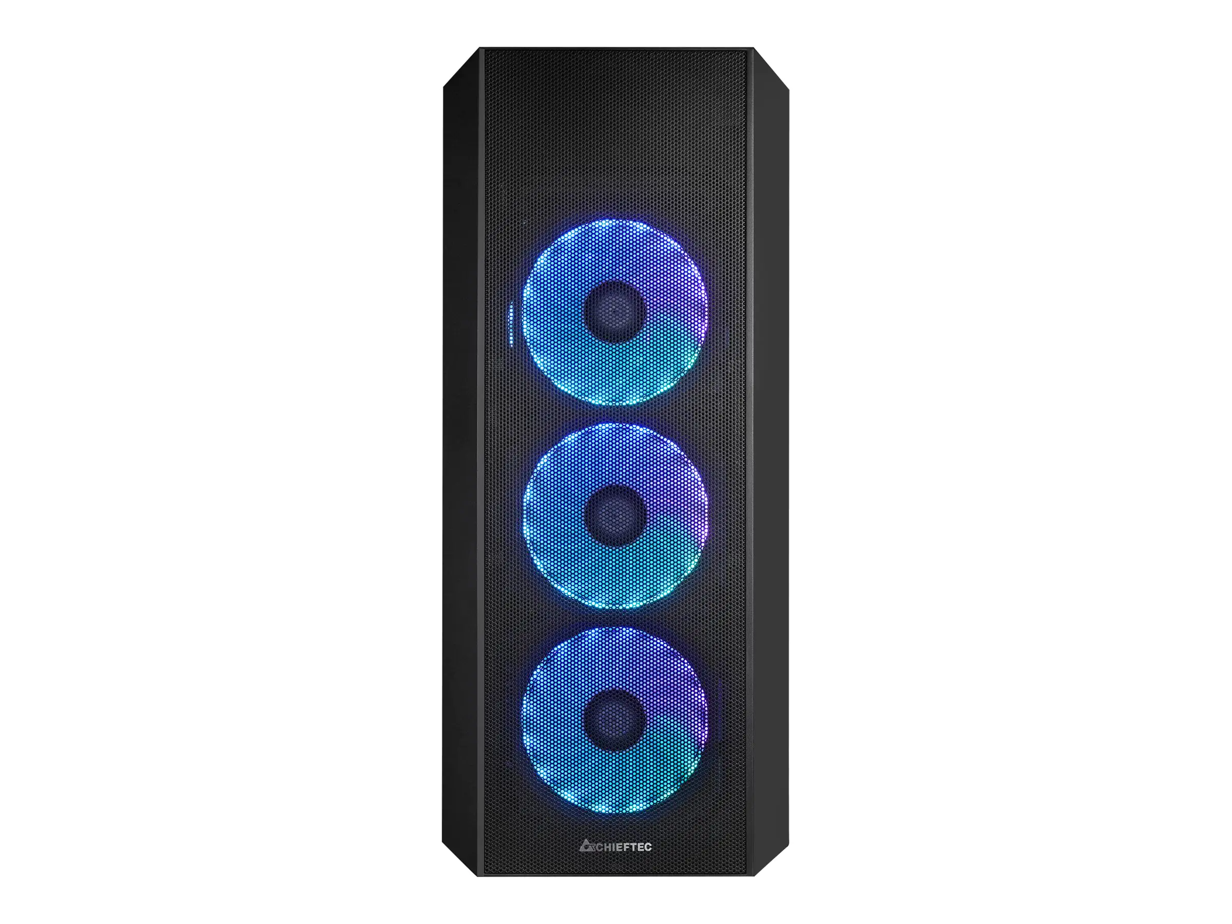 Chieftec SCORPION 4 - Tower - ATX - Seitenteil mit Fenster (gehärtetes Glas) - keine Spannungsversorgung (ATX) - Schwarz - USB/Audio