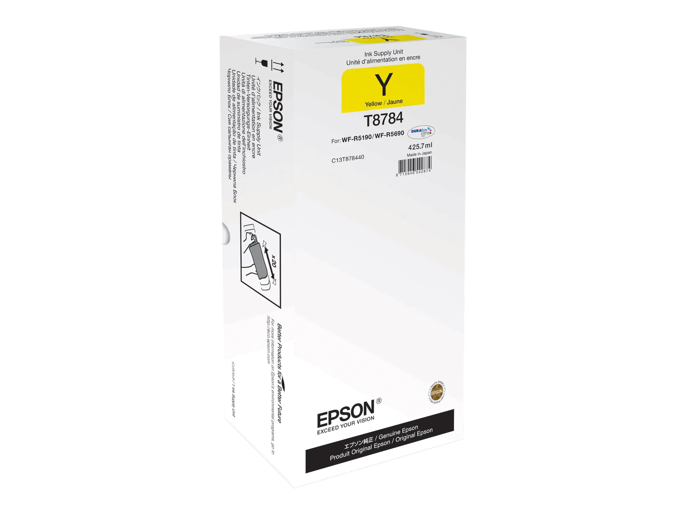 Epson T87844 - 425.7 ml - Gelb - original - Nachfülltinte C13T878440