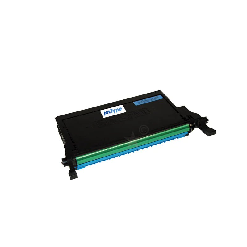 jetType Toner kompatibel zu Samsung CLT-C5082L/ELS cyan 4.000 Seiten
