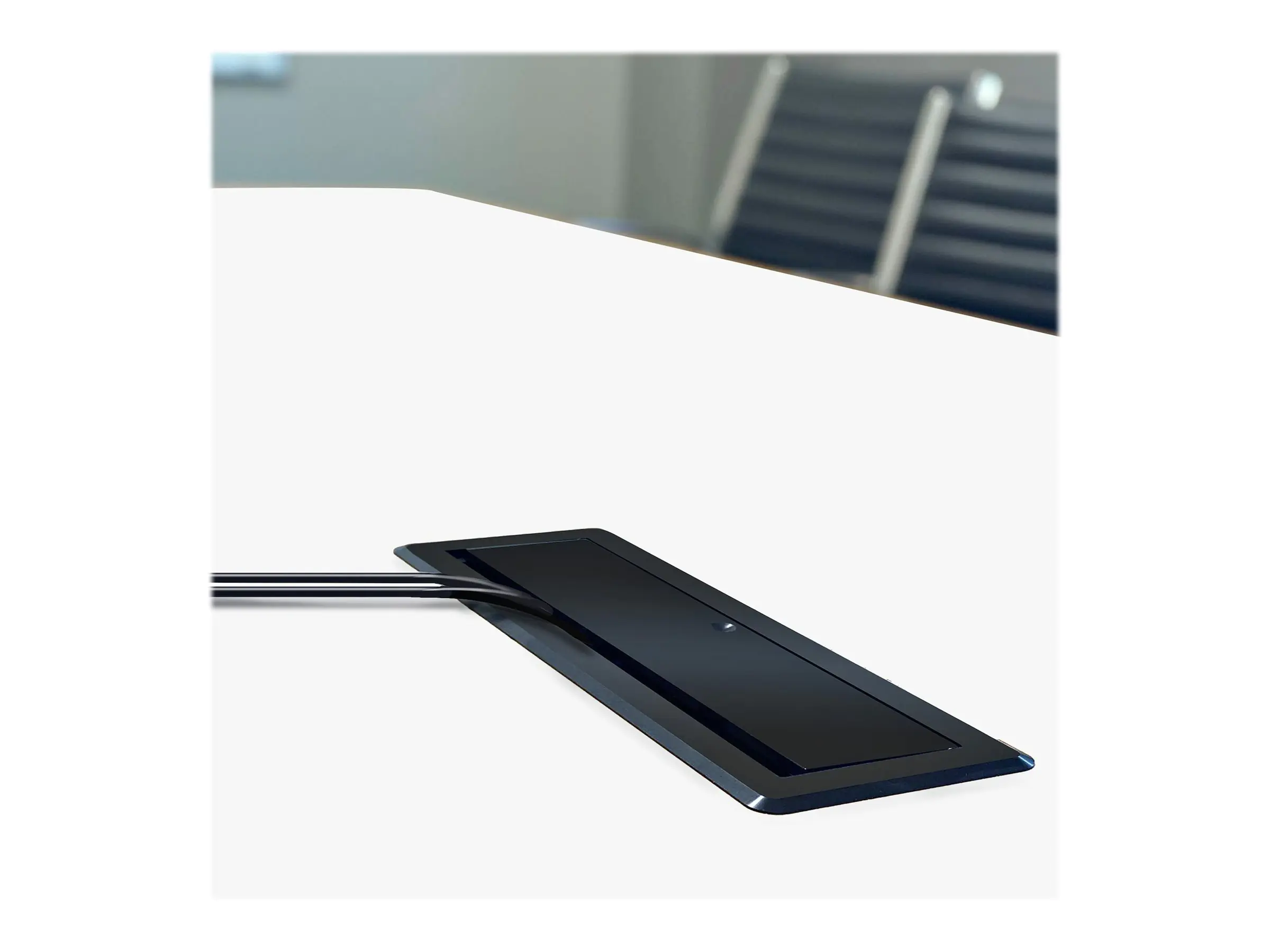 StarTech Dual-Module Conference Table Connectivity Box-Customizable - Befestigungsplatte - Schwarz