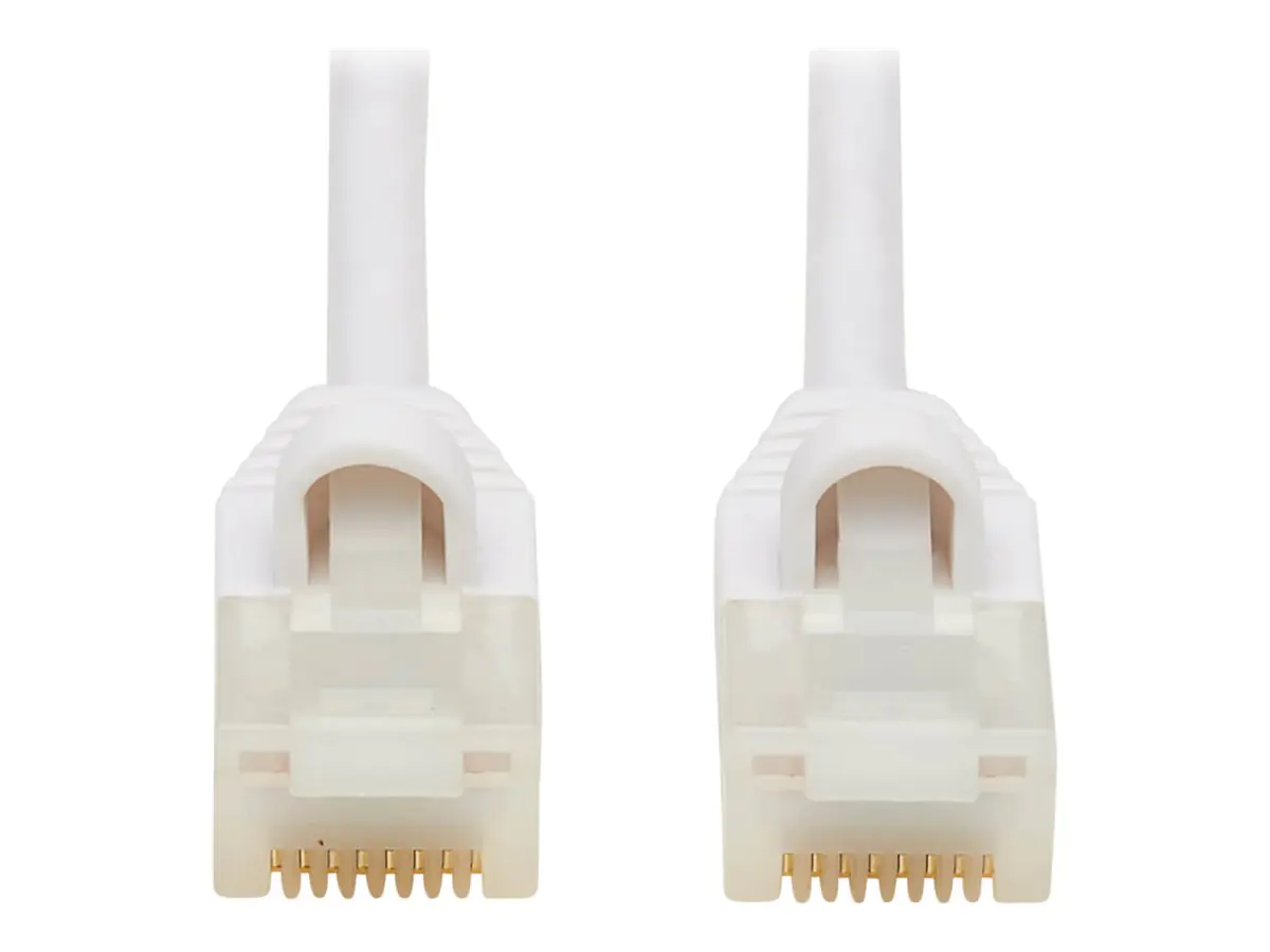 Tripp Eaton Tripp Lite Series Safe-IT Cat6a 10G Snagless Antibacterial Slim UTP Ethernet Cable (RJ45 M/M) N261AB-S07-WH