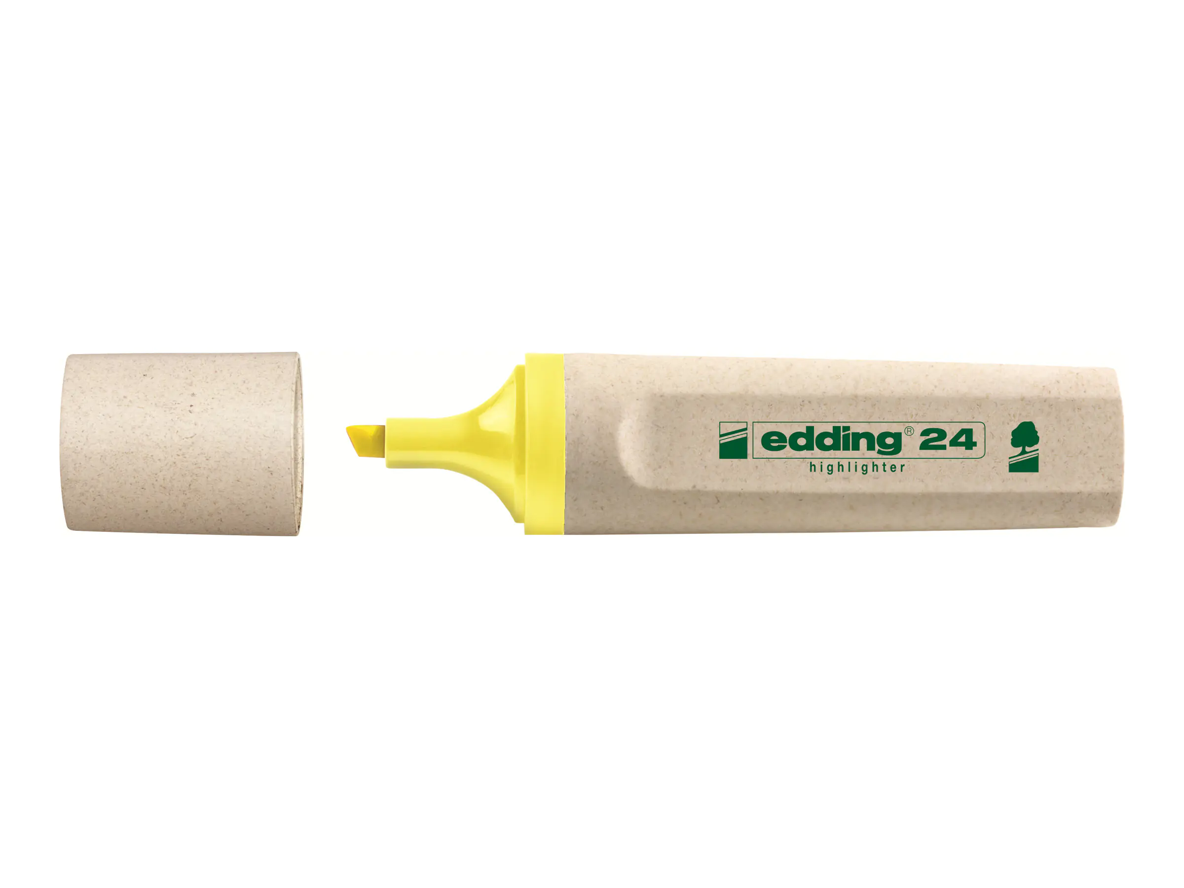 EDDING EcoLine 24 - Textmarker - Gelb - wasserbasierte 4-24005