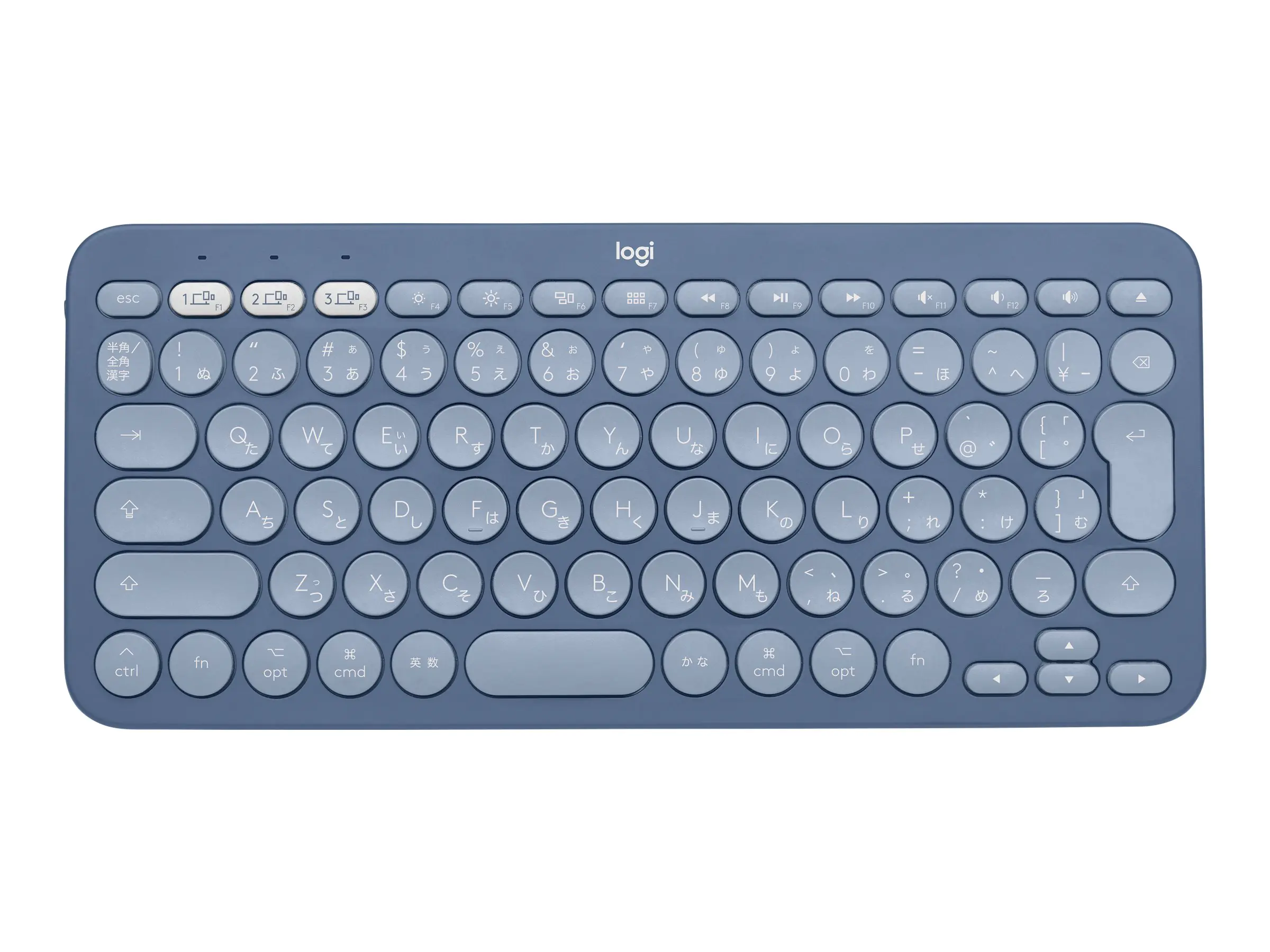Logitech K380 Multi-Device Bluetooth Keyboard for Mac - Tastatur - kabellos - Bluetooth 3.0 - QWERTY - Italienisch - Blueberry