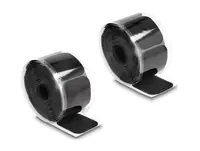 Delock - Klettverschluss-Pad - auf Rolle, selbstklebend - 3 m - Schwarz