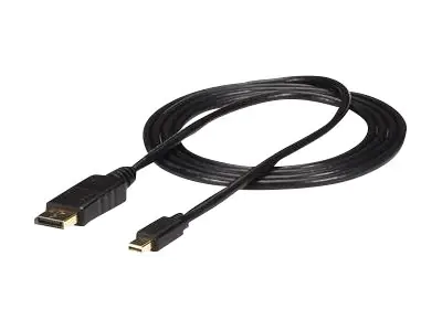 StarTech 1,8m Mini DisplayPort 1.2 auf DisplayPort Adapterkabel - mDP zu DP 4k x 2k Kabel - St/St - DisplayPort-Kabel - Mini DisplayPort (M) zu DisplayPort (M) - 1.8 m - eingerastet - Schwarz - für P/N: CDP2DP14B, CDP2MDPEC, CDP2MDPFC, CDPVDHDMDP2G, CDPVD StarTech 1,8m Mini DisplayPort 1.2 auf DisplayPort Adapterkabel - mDP zu DP 4k x 2k Kabel - St/St - DisplayPort-Kabel - Mini DisplayPort (M) zu DisplayPort (M) - 1.8 m - eingerastet - Schwarz - für P/N: CDP2DP14B, CDP2MDPEC, CDP2MDPFC, CDPVDHDMDP2G, CDPVD
