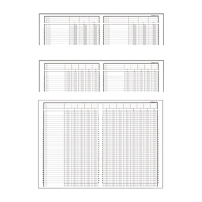 Exacompta Kolonnenbuch 17100E DIN A4 10Spalten/2Seiten 40Blatt Exacompta Kolonnenbuch 17100E DIN A4 10Spalten/2Seiten 40Blatt