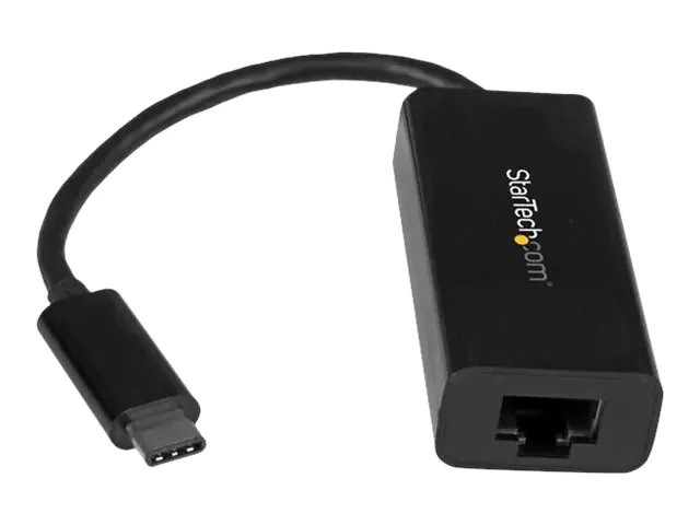 StarTech USB C to Gigabit Ethernet Adapter - Black - USB 3.1 to RJ45 LAN Network Adapter - USB Type C to Ethernet (US1GC30B) - Netzwerkadapter - USB-C - Gigabit Ethernet - Schwarz - für P/N: HB30C3A1CFB, HB30C3A1CFS, TB33A1C StarTech USB C to Gigabit Ethernet Adapter - Black - USB 3.1 to RJ45 LAN Network Adapter - USB Type C to Ethernet (US1GC30B) - Netzwerkadapter - USB-C - Gigabit Ethernet - Schwarz - für P/N: HB30C3A1CFB, HB30C3A1CFS, TB33A1C