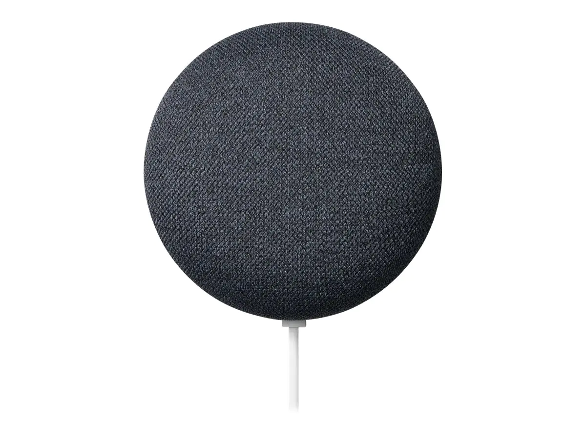 Google Nest Mini - Gen 2 - Smart-Lautsprecher - Wi-Fi, Bluetooth - holzkohlefarben